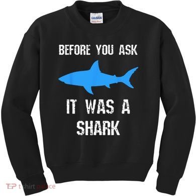 Funny Amputee Amputation Surgery Shark Humor Kids Sweatshirt