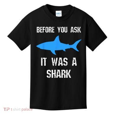 Funny Amputee Amputation Surgery Shark Humor Kids T-Shirt