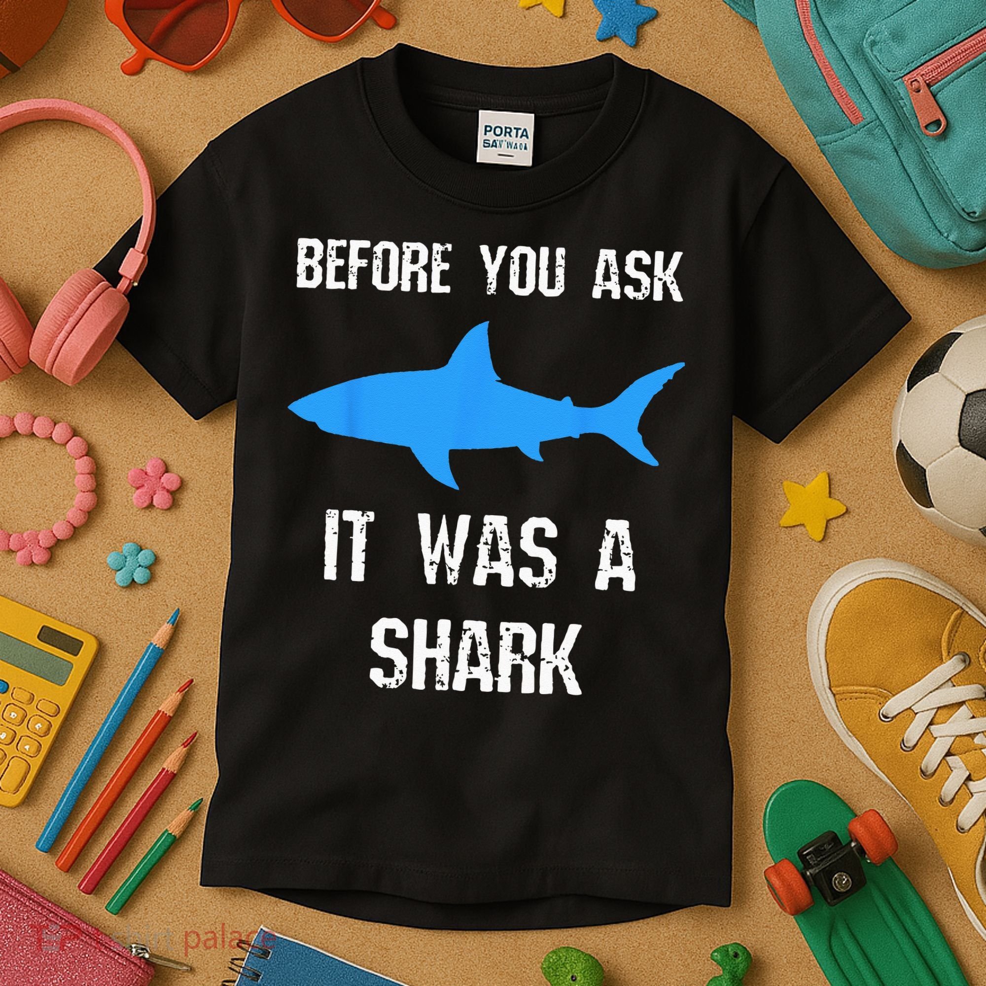 Funny Amputee Amputation Surgery Shark Humor Kids T-Shirt