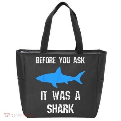 Funny Amputee Amputation Surgery Shark Humor Tote Bag
