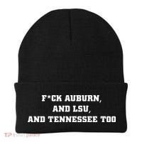 Fuck Auburn And Tennessee Too Beanie thumb 0