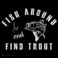 Fish Around And Find Trout Ornament thumb 1