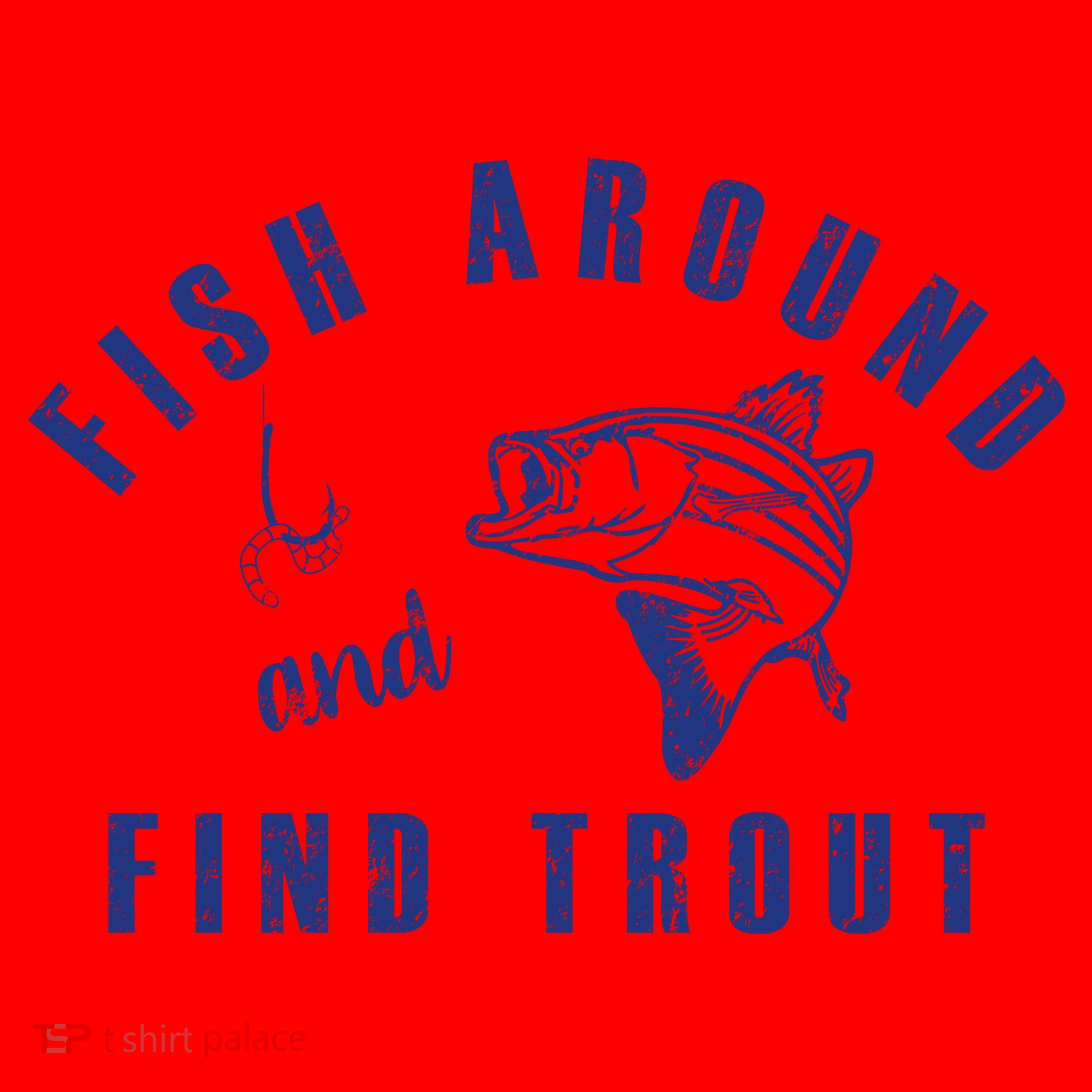 Fish Around And Find Trout Santa Hat