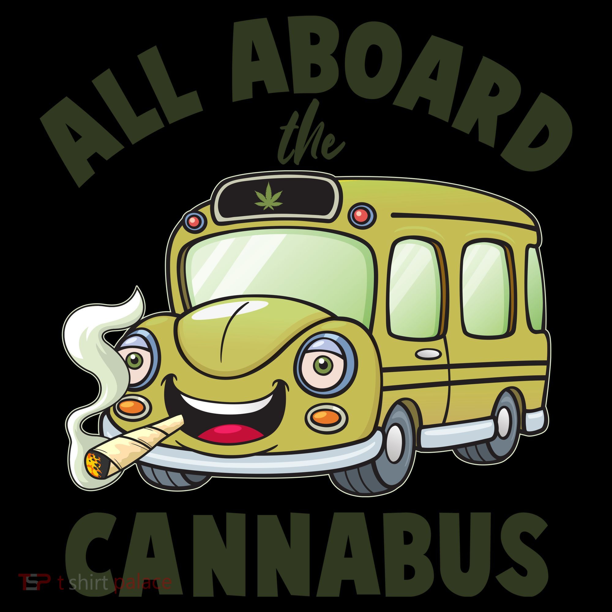Funny All Aboard The Cannabus Coffee Mug