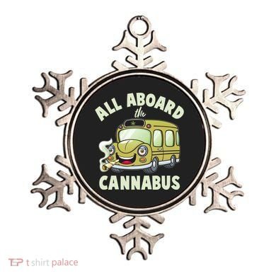 Funny All Aboard The Cannabus Ornament
