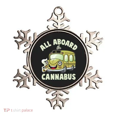 Funny All Aboard The Cannabus Ornament