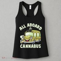 Funny All Aboard The Cannabus Women's Tank Top thumb 3