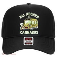 Funny All Aboard The Cannabus Hat thumb 0