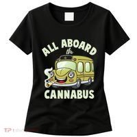 Funny All Aboard The Cannabus Women's T-Shirt thumb 0