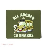 Funny All Aboard The Cannabus Mousepad thumb 0