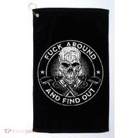 Fuck Around And Find Out Golf Towel thumb 0