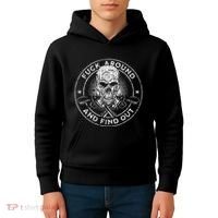 Fuck Around And Find Out Kids Hoodie thumb 4