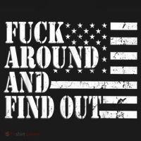 Fuck Around And Find Out American USA Flag Funny Sweatshirt thumb 3