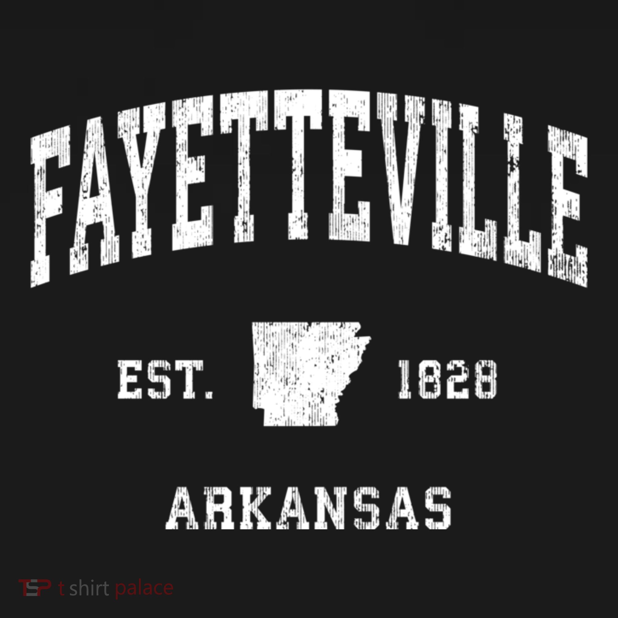 Fayetteville Arkansas Ar Vintage Athletic T-Shirt