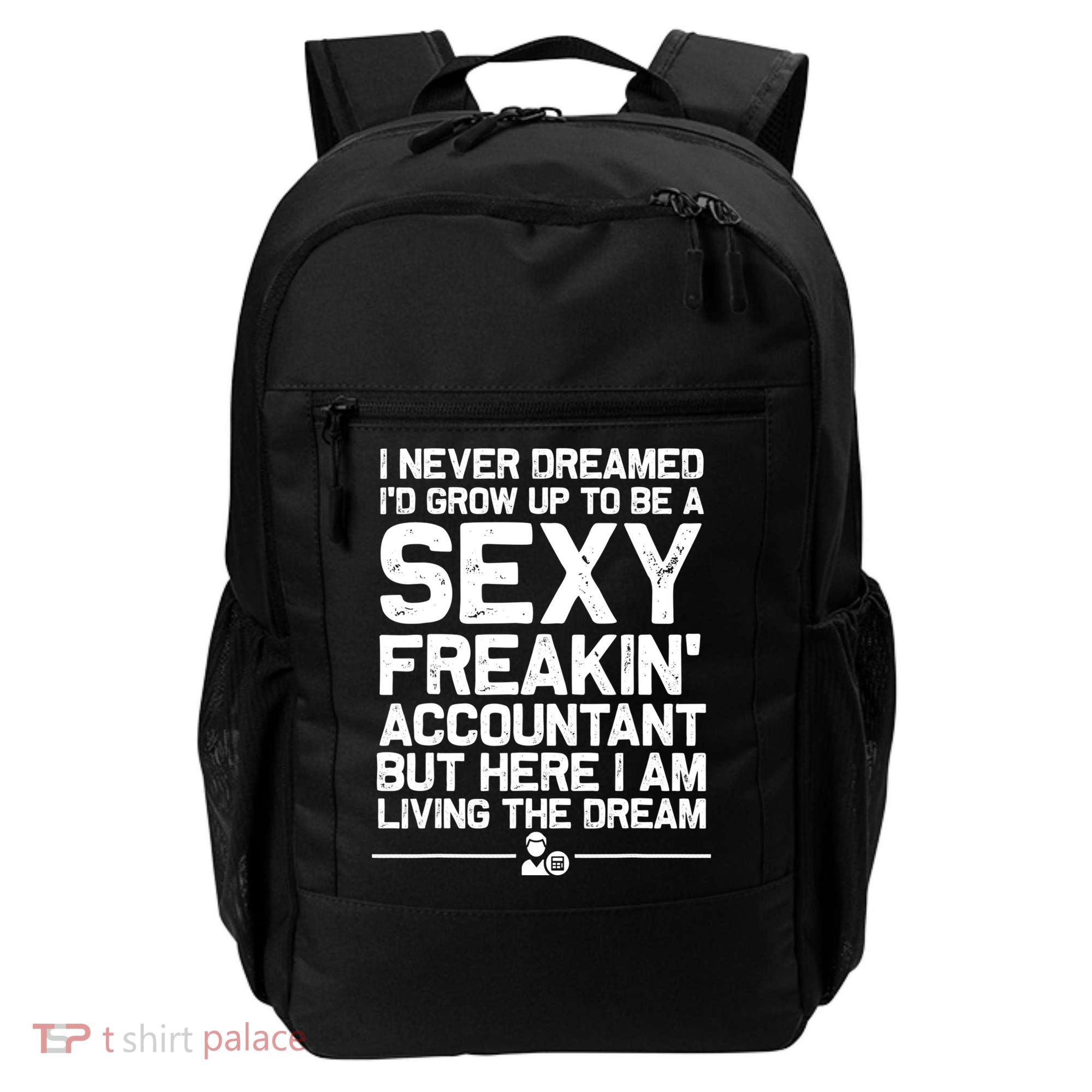 Funny Accountant Art For Men Women CPA Accounting Bookkeeper Backpack