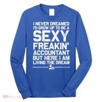 Funny Accountant Art For Men Women CPA Accounting Bookkeeper Long Sleeve Shirt thumb 0