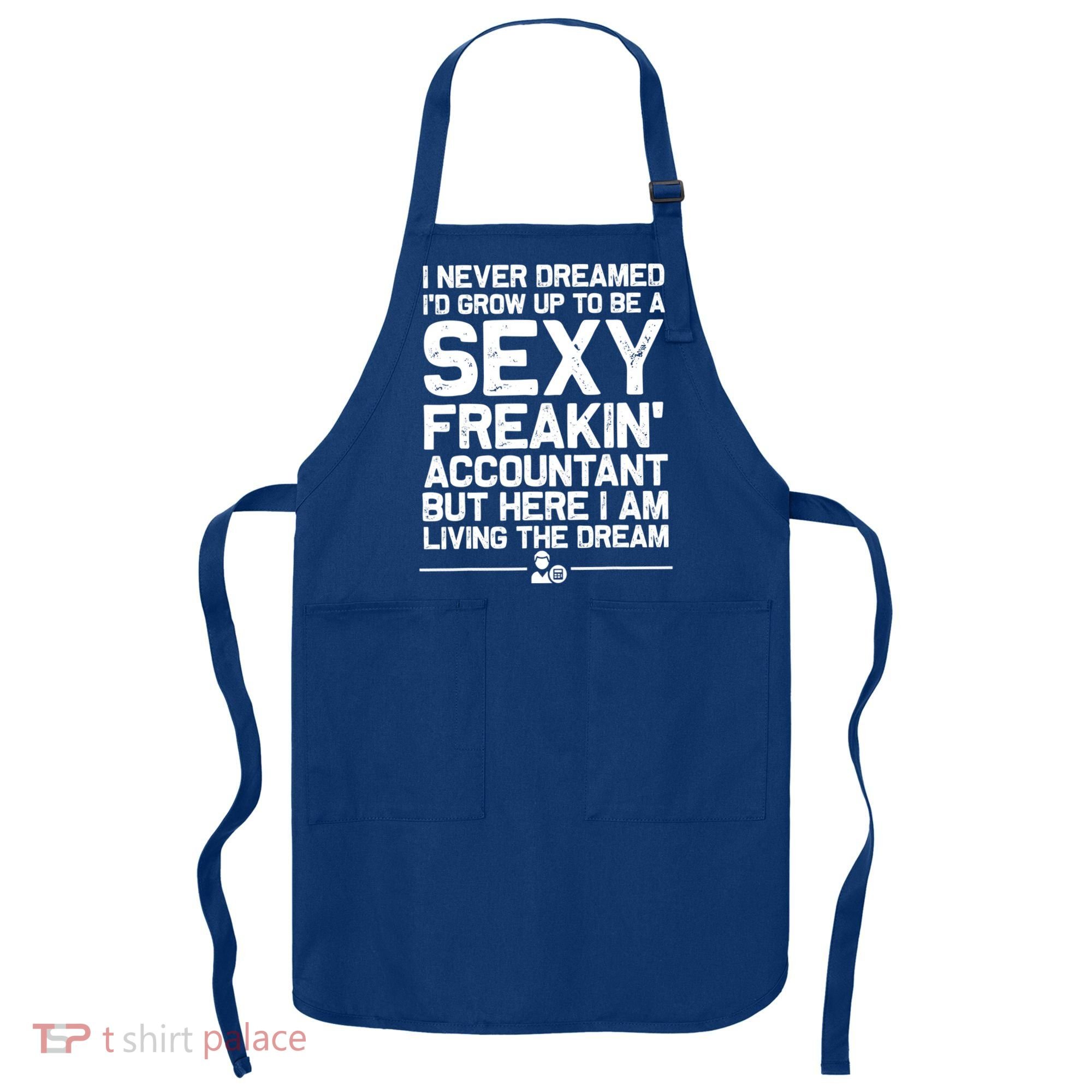 Funny Accountant Art For Men Women CPA Accounting Bookkeeper Apron