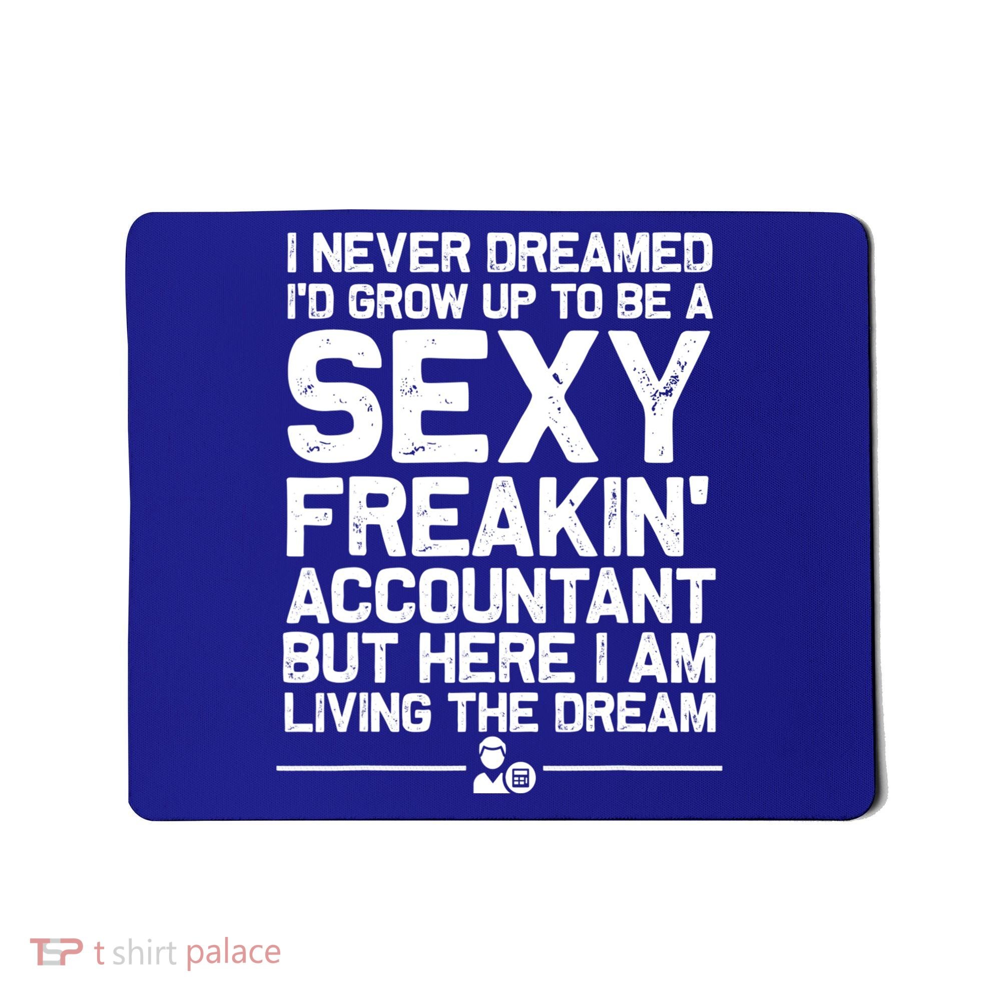 Funny Accountant Art For Men Women CPA Accounting Bookkeeper Mousepad