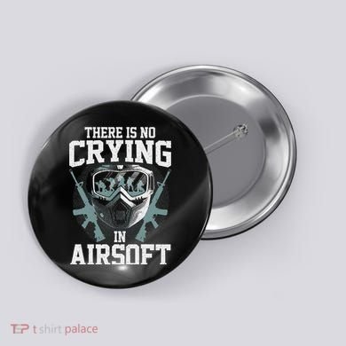 Funny Airsoft Art For Women Shooting Airsoft Gun Lover Button