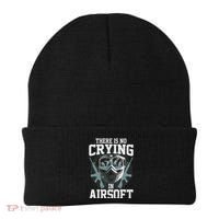 Funny Airsoft Art For Women Shooting Airsoft Gun Lover Beanie thumb 0