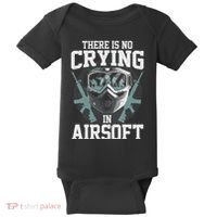 Funny Airsoft Art For Women Shooting Airsoft Gun Lover Baby Bodysuit thumb 0