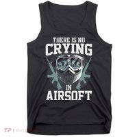 Funny Airsoft Art For Women Shooting Airsoft Gun Lover Tank Top thumb 0
