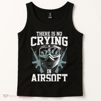 Funny Airsoft Art For Women Shooting Airsoft Gun Lover Tank Top thumb 2