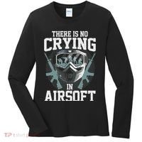 Funny Airsoft Art For Women Shooting Airsoft Gun Lover Women's Long Sleeve Shirt thumb 0