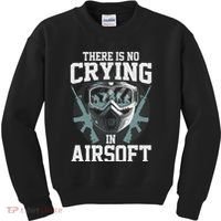 Funny Airsoft Art For Women Shooting Airsoft Gun Lover Kids Sweatshirt thumb 0