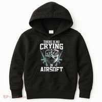 Funny Airsoft Art For Women Shooting Airsoft Gun Lover Kids Hoodie thumb 0
