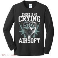 Funny Airsoft Art For Women Shooting Airsoft Gun Lover Kids Long Sleeve Shirt thumb 0