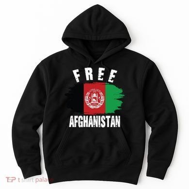 Free Afghanistan AFG Flag Hoodie