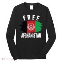 Free Afghanistan AFG Flag Long Sleeve Shirt thumb 0