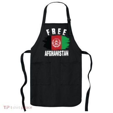 Free Afghanistan AFG Flag Apron