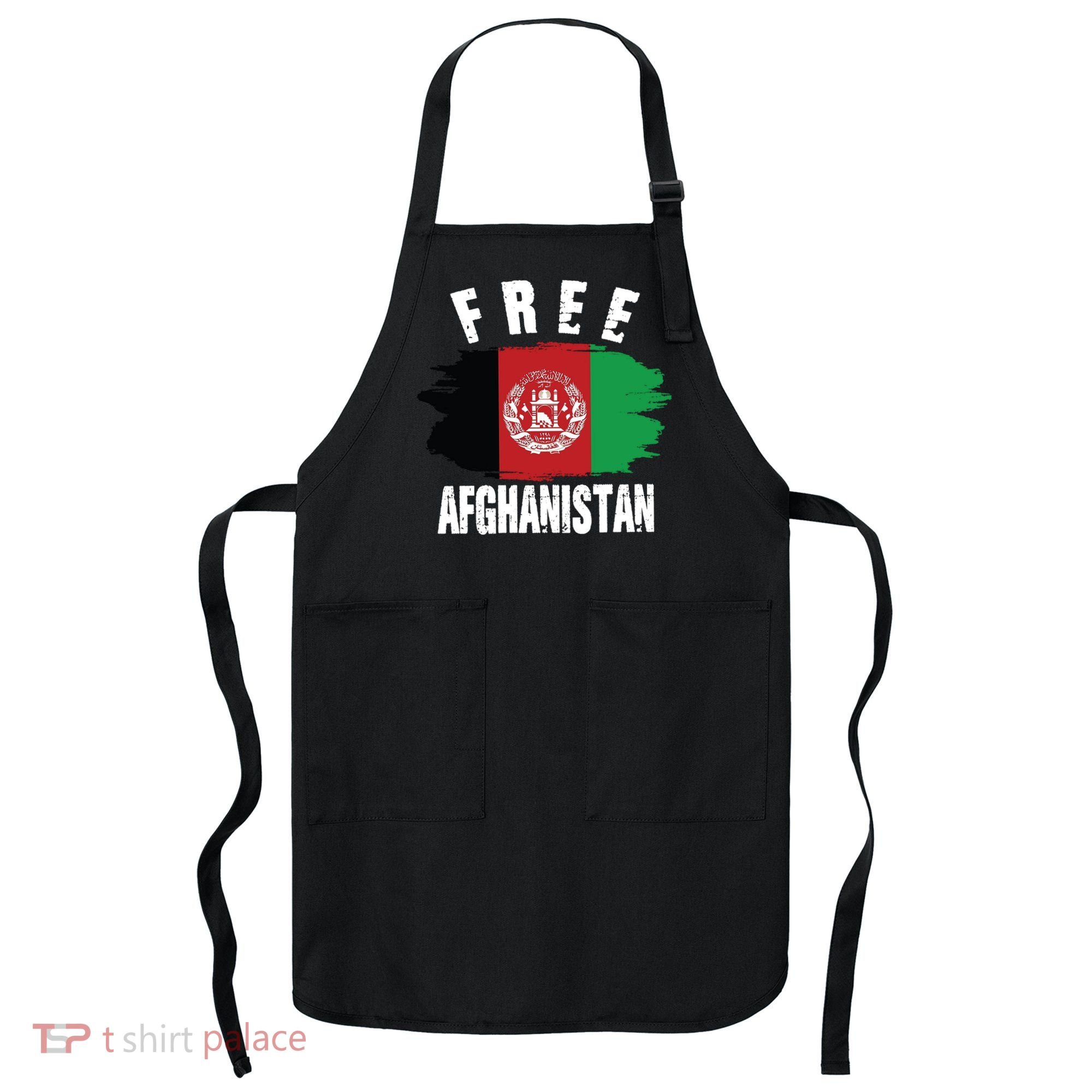 Free Afghanistan AFG Flag Apron