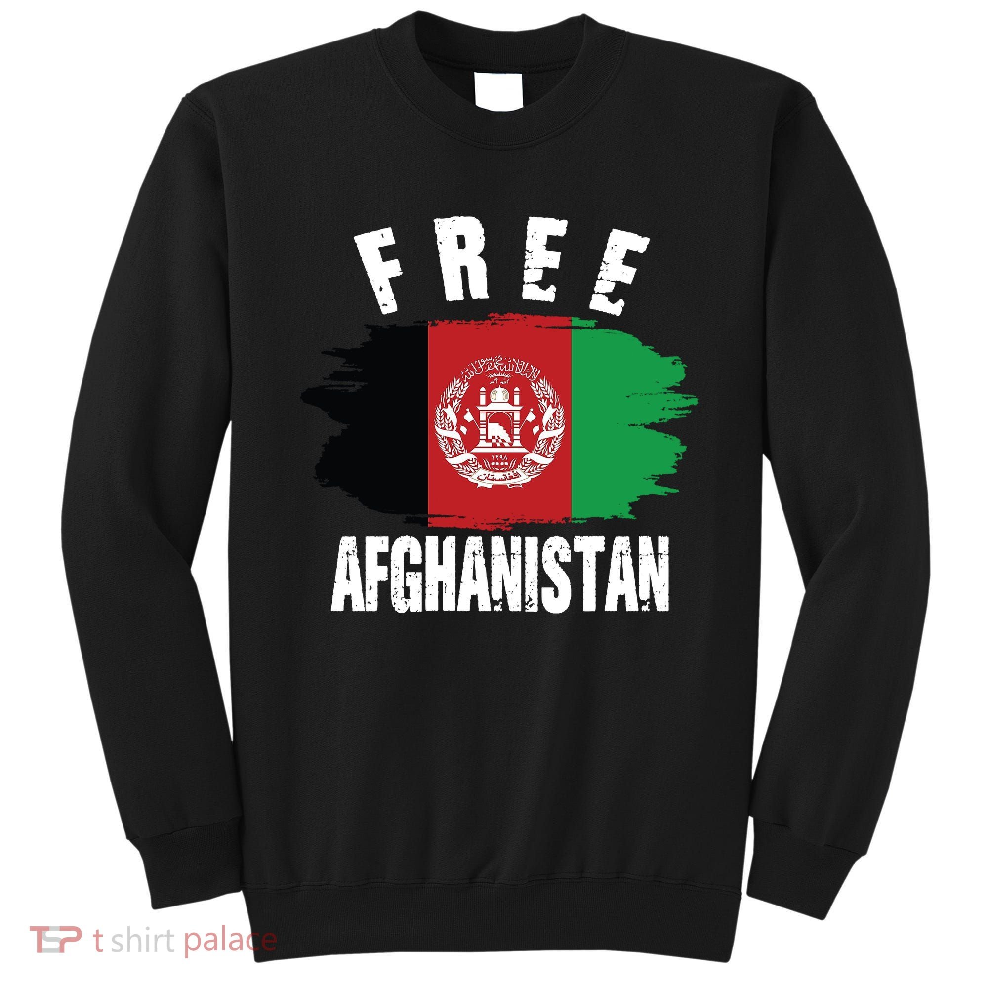 Free Afghanistan AFG Flag Sweatshirt