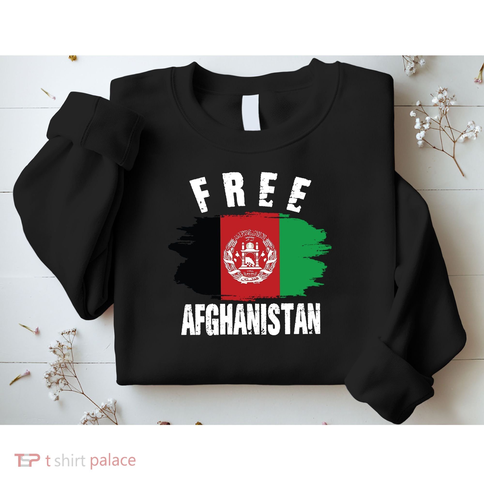 Free Afghanistan AFG Flag Sweatshirt