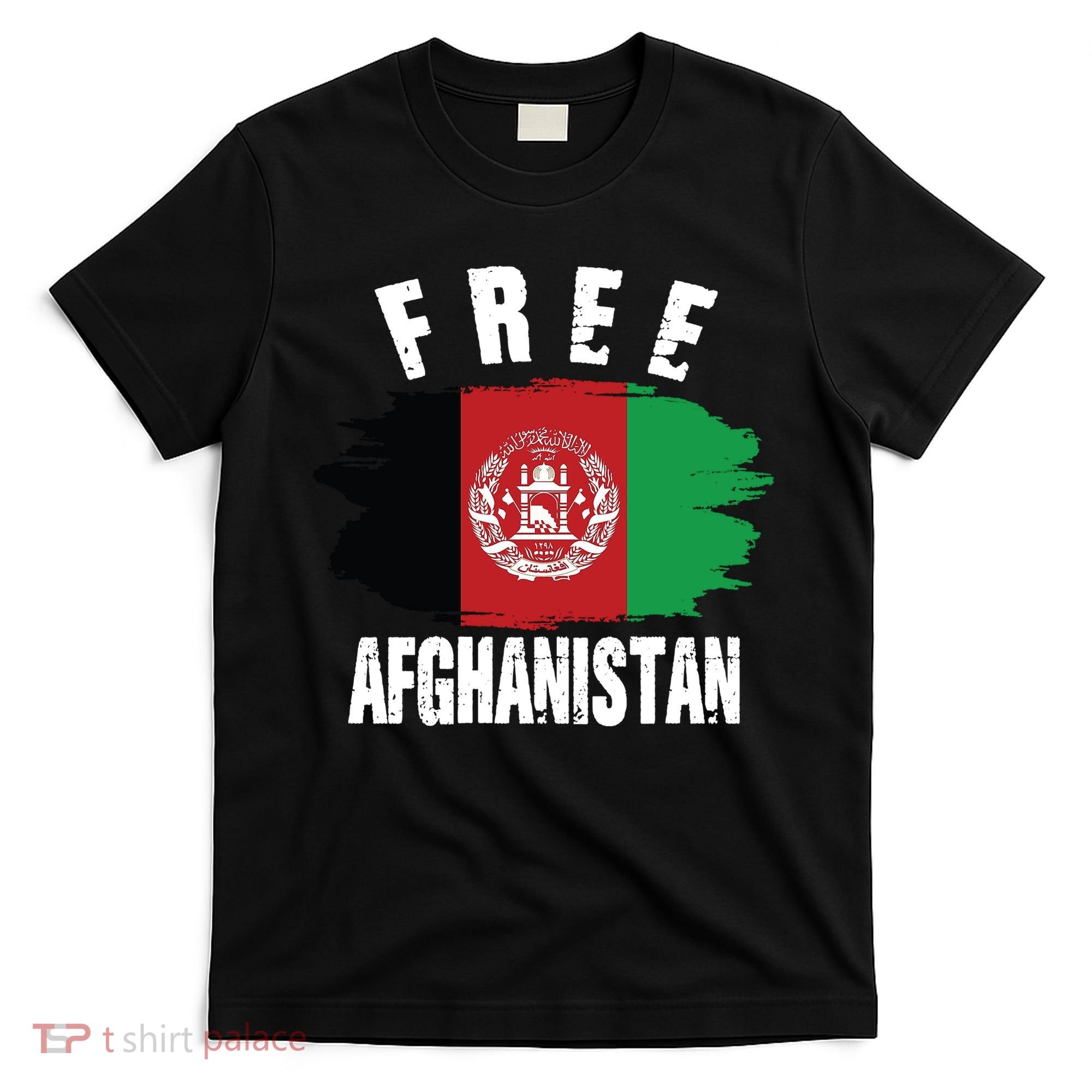 Free Afghanistan AFG Flag T-Shirt