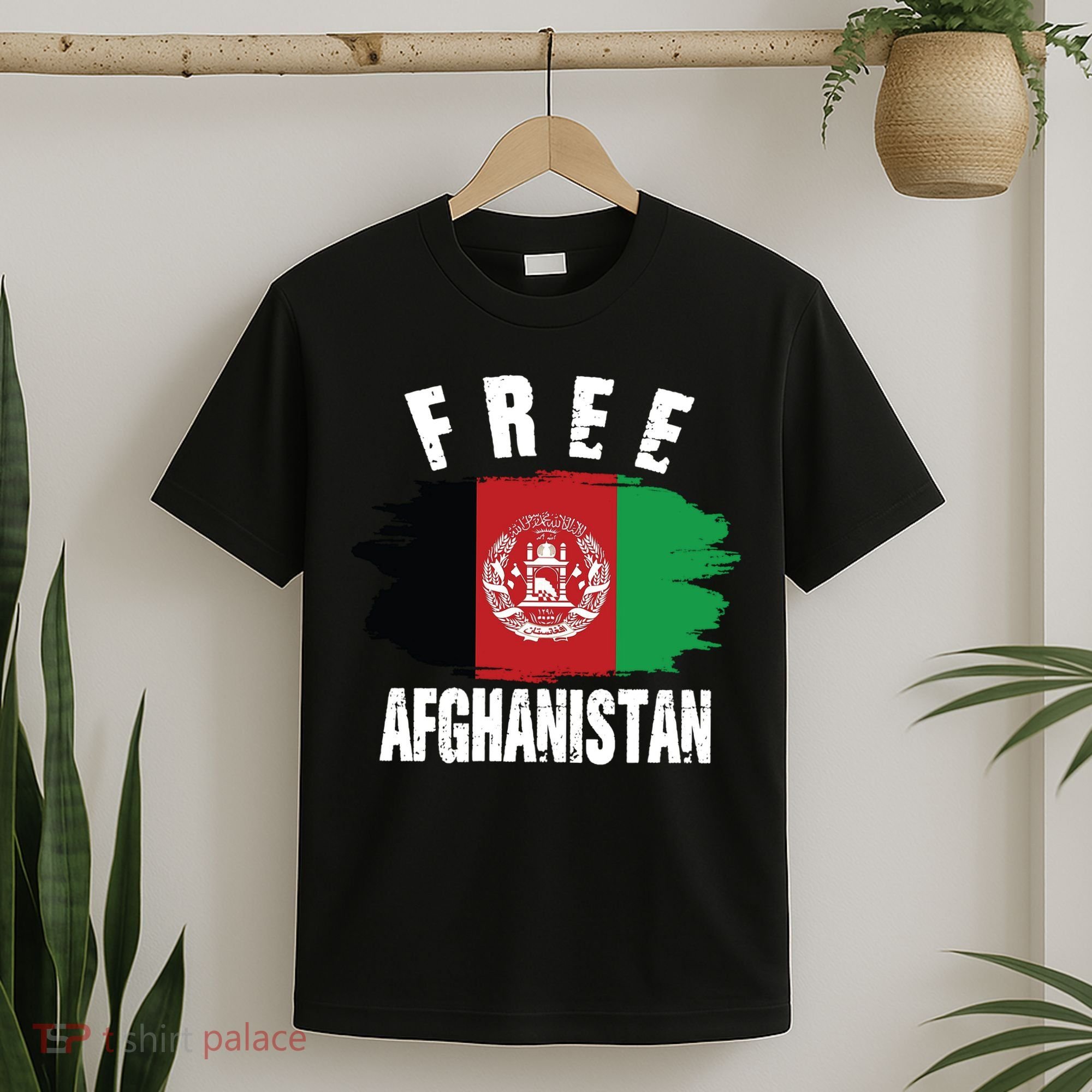 Free Afghanistan AFG Flag T-Shirt