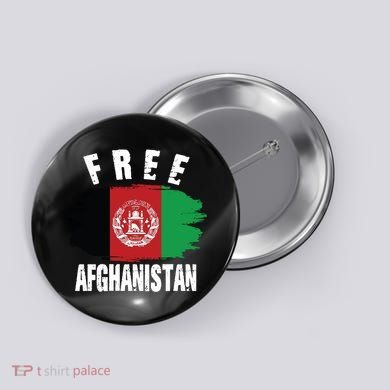 Free Afghanistan AFG Flag Button