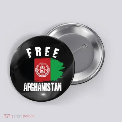 Free Afghanistan AFG Flag Button