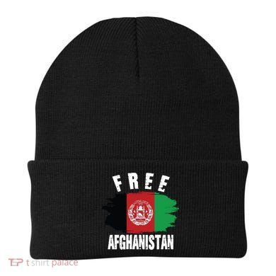 Free Afghanistan AFG Flag Beanie