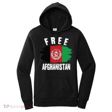 Free Afghanistan AFG Flag Women's Hoodie
