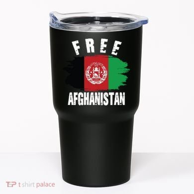 Free Afghanistan AFG Flag Tumbler