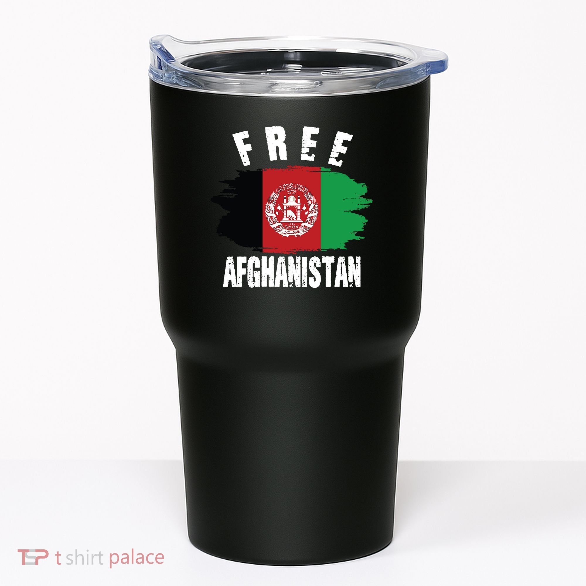 Free Afghanistan AFG Flag Tumbler