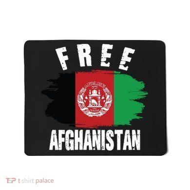Free Afghanistan AFG Flag Mousepad