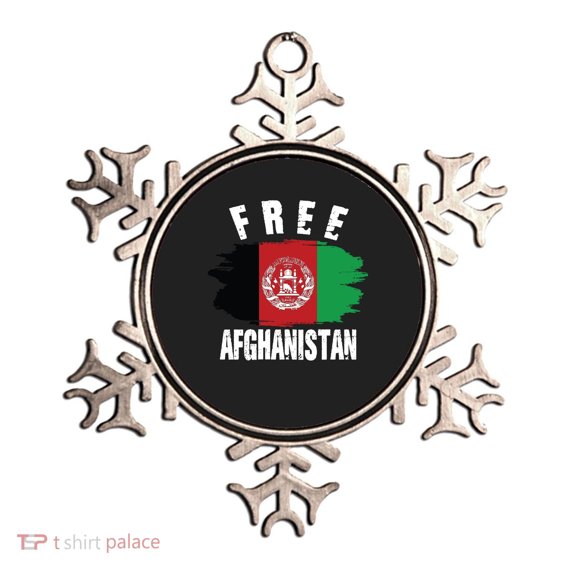 Free Afghanistan AFG Flag Ornament