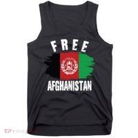 Free Afghanistan AFG Flag Tank Top thumb 0