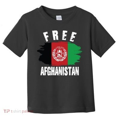 Free Afghanistan AFG Flag Toddler T-Shirt