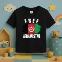 Free Afghanistan AFG Flag Toddler T-Shirt thumb 3